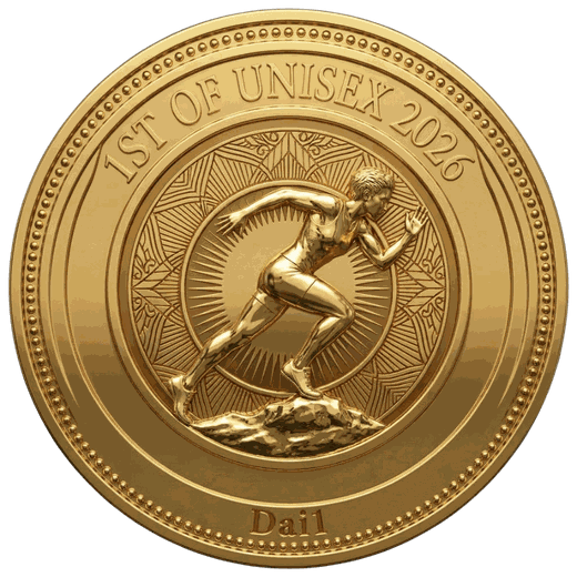 1st of Unisex medal